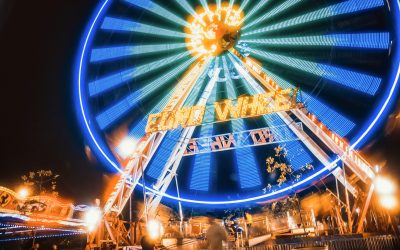 Fujifilm x100v capturing amusement park Euro Fun Park