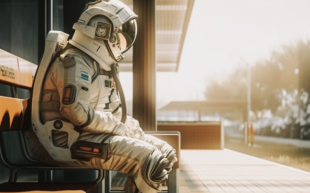 My dream shoot the astronaut ! now by Ai